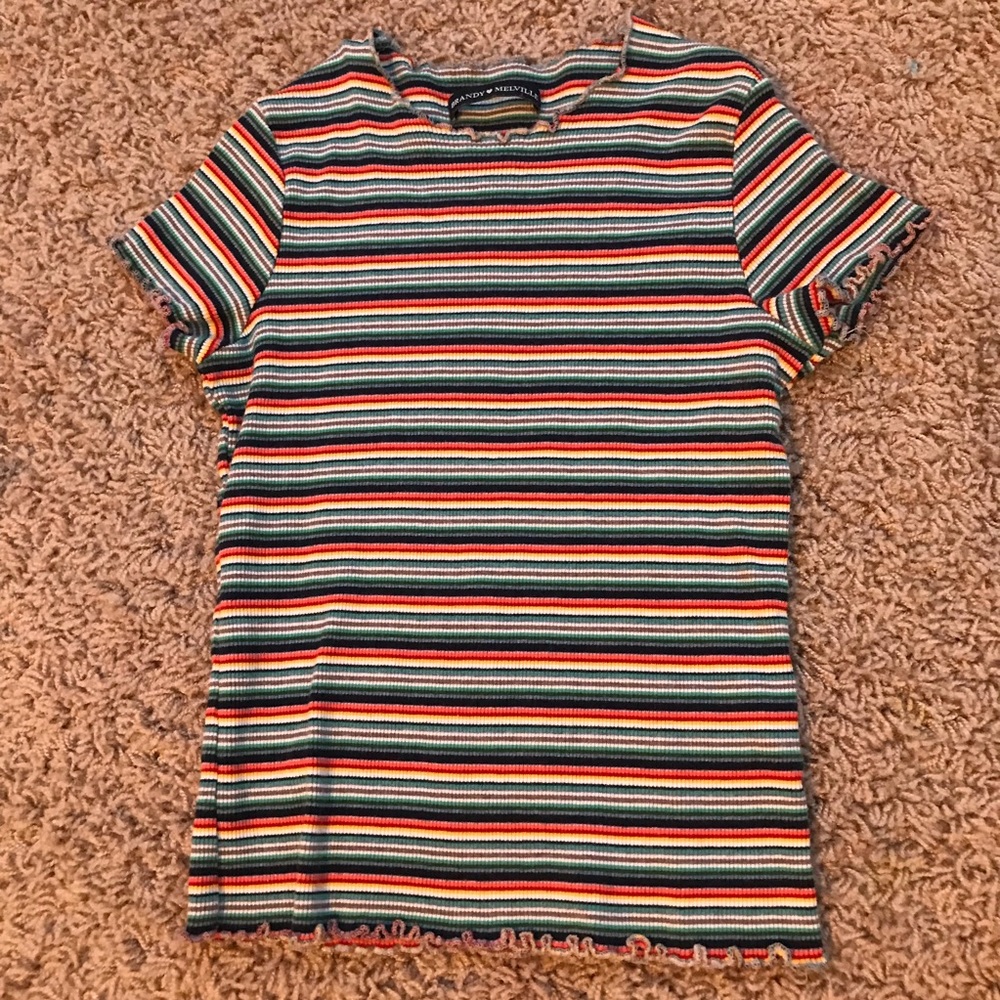 striped brandy melville top
